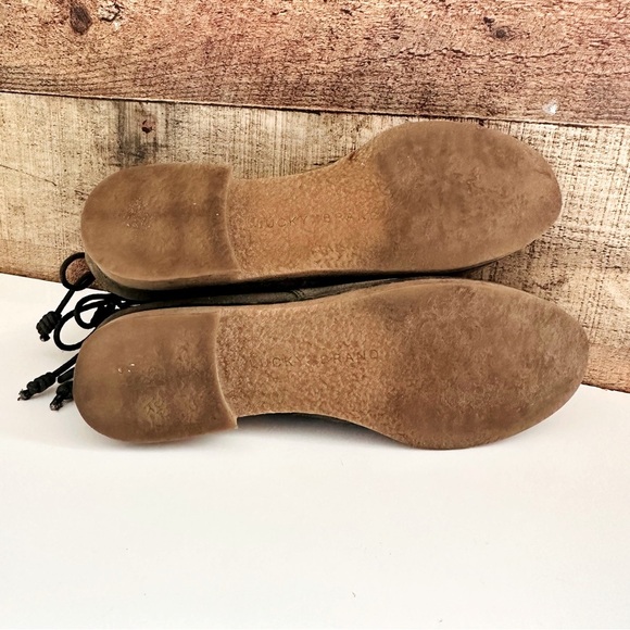 Lucky Brand GWENORE Suede Ankle Booties - Picture 6 of 7